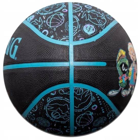 М'яч баскетбольний Spalding Space Jam Tune Squad Roster Ball розмір 7 гумовий для вулиці-зали (84582Z)