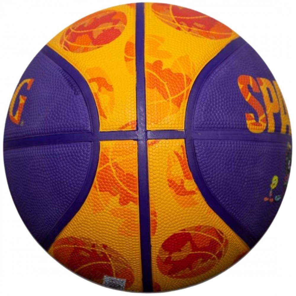 М'яч баскетбольний Spalding Space Jam Tune Squad Ball розмір 5, 7 гумовий для вулиці-залу (84595Z)