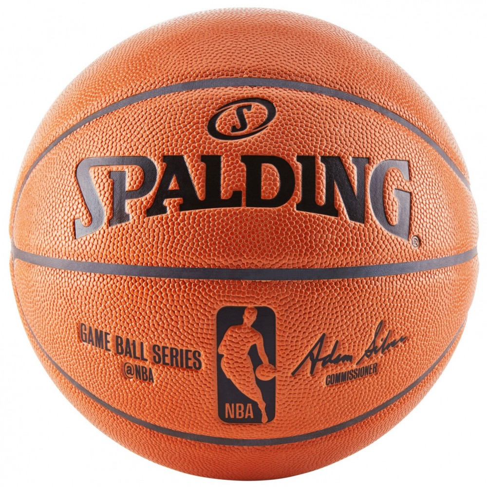 М'яч баскетбольний Spalding NBA Replica Game Ball Indoor-Outdoor розмір 7 композитна шкіра (76-5748)