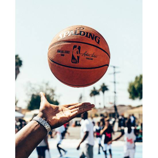 М'яч баскетбольний Spalding NBA Replica Game Ball Indoor-Outdoor розмір 7 композитна шкіра (76-5748)