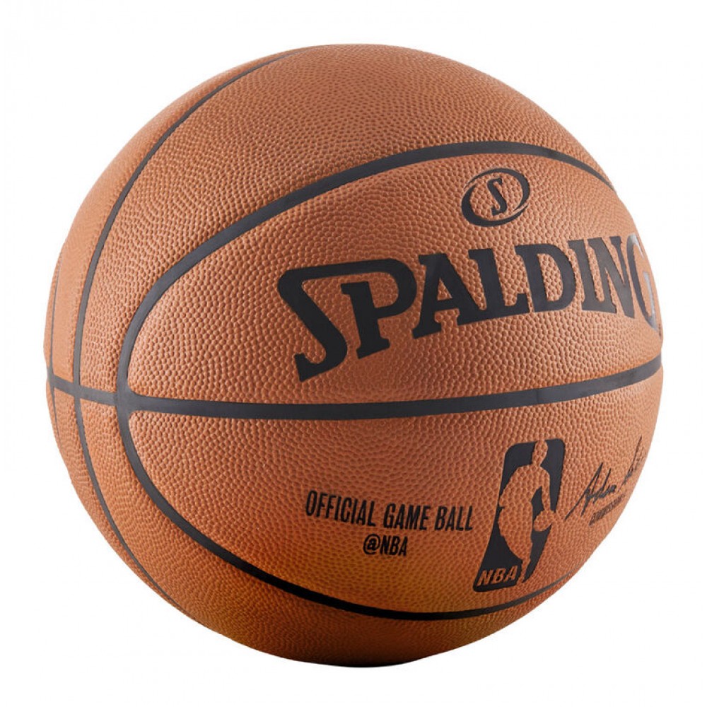 М'яч баскетбольный Spalding NBA Game Ball розмір 7 натуральна шкіра