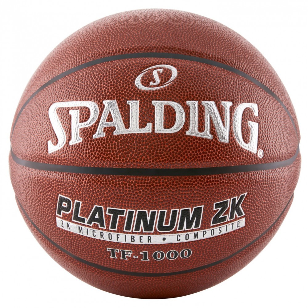М'яч баскетбольний Spalding TF-1000 Platinum ZK Indoor Game Basketball  розмір 7 композитна шкіра (76105Е)
