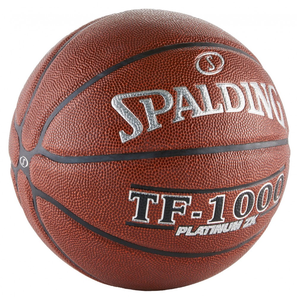 М'яч баскетбольний Spalding TF-1000 Platinum ZK Indoor Game Basketball  розмір 7 композитна шкіра (76105Е)