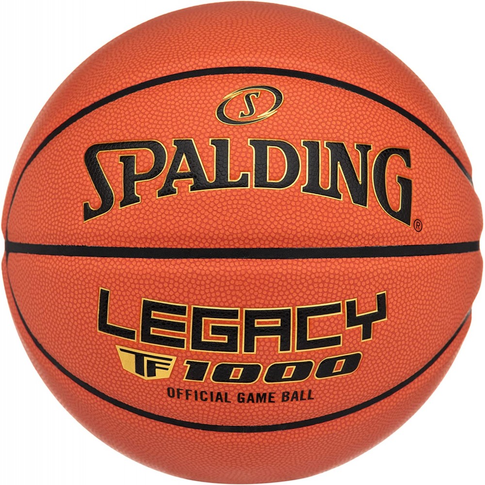 М'яч баскетбольний Spalding Legacy TF-1000 NJCAA Indoor Game Basketball розмір 7 композитна шкіра для залу (689344408699)