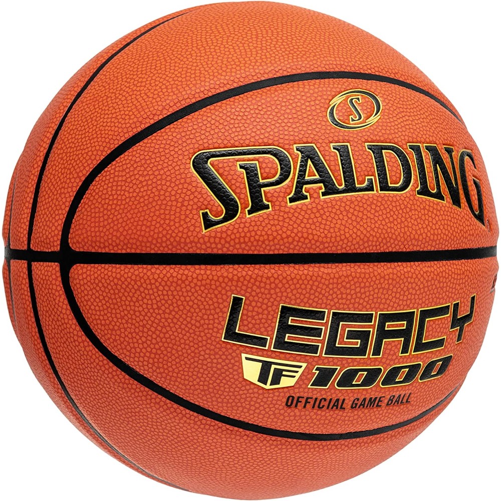 М'яч баскетбольний Spalding Legacy TF-1000 NJCAA Indoor Game Basketball розмір 7 композитна шкіра для залу (689344408699)