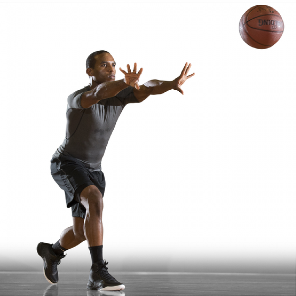 М'яч баскетбольний тренувальний Spalding NBA Trainer Heavy Ball розмір 7 композитна шкіра