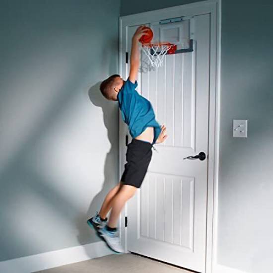 Міні-щит баскетбольний Spalding Basketball MiniHoop 46х27 см з кільцем 22,5 см та сіткою (561030)