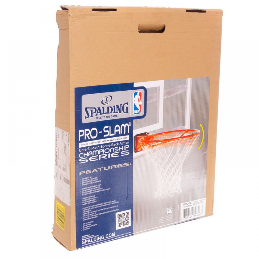 Кільце баскетбольне амортизаційне Spalding Pro Slam Basketball Rim (7888SCNR)