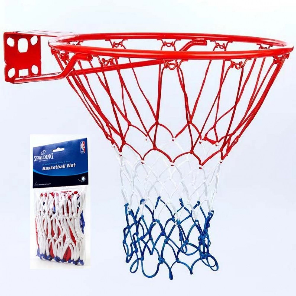 Сітка баскетбольна Spalding Basketball Net Indoor ігрова 1 шт. (8279SCNR)