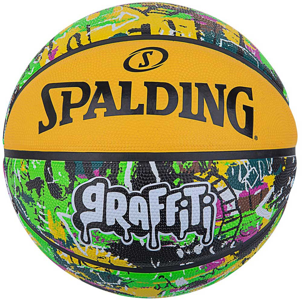 М'яч баскетбольний Spalding Graffiti розмір 7 гумовий для гри на вулиці (84374Z)