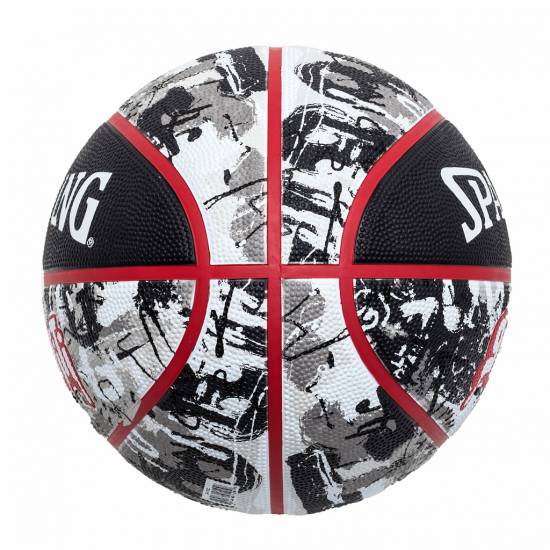 М'яч баскетбольний Spalding Graffiti розмір 7 гумовий для гри на вулиці (84378Z)