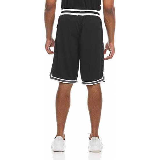 Шорти баскетбольні Spalding Mens Dimple Mesh Performance Basketball Shorts чорні (SMS1472-001)