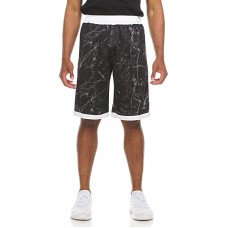Шорти баскетбольні Spalding Mens Extreme Performance Marble Basketball Shorts чорні (SMS1995-137)