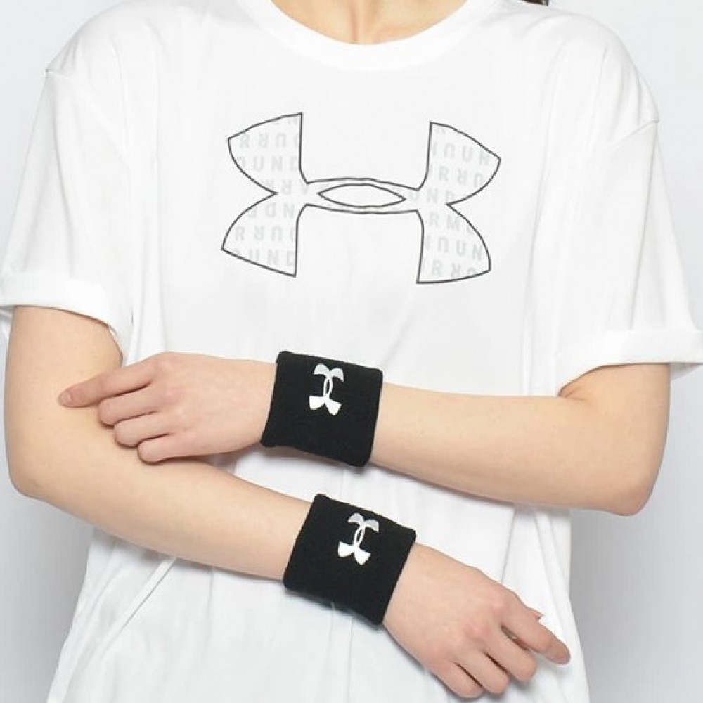 Напульсники спортивні Under Armour Performance Wristbands 2 шт. на руку (1276991-001)