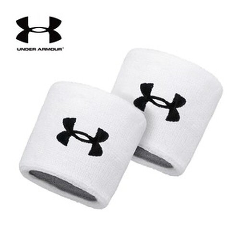 Напульсники спортивні Under Armour Performance Wristbands 2 шт. на руку (1276991-100)
