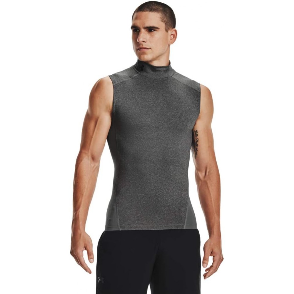 Майка компресійна чоловіча Under Armour Men's HeatGear® Mock Sleeveless (1361521-090)