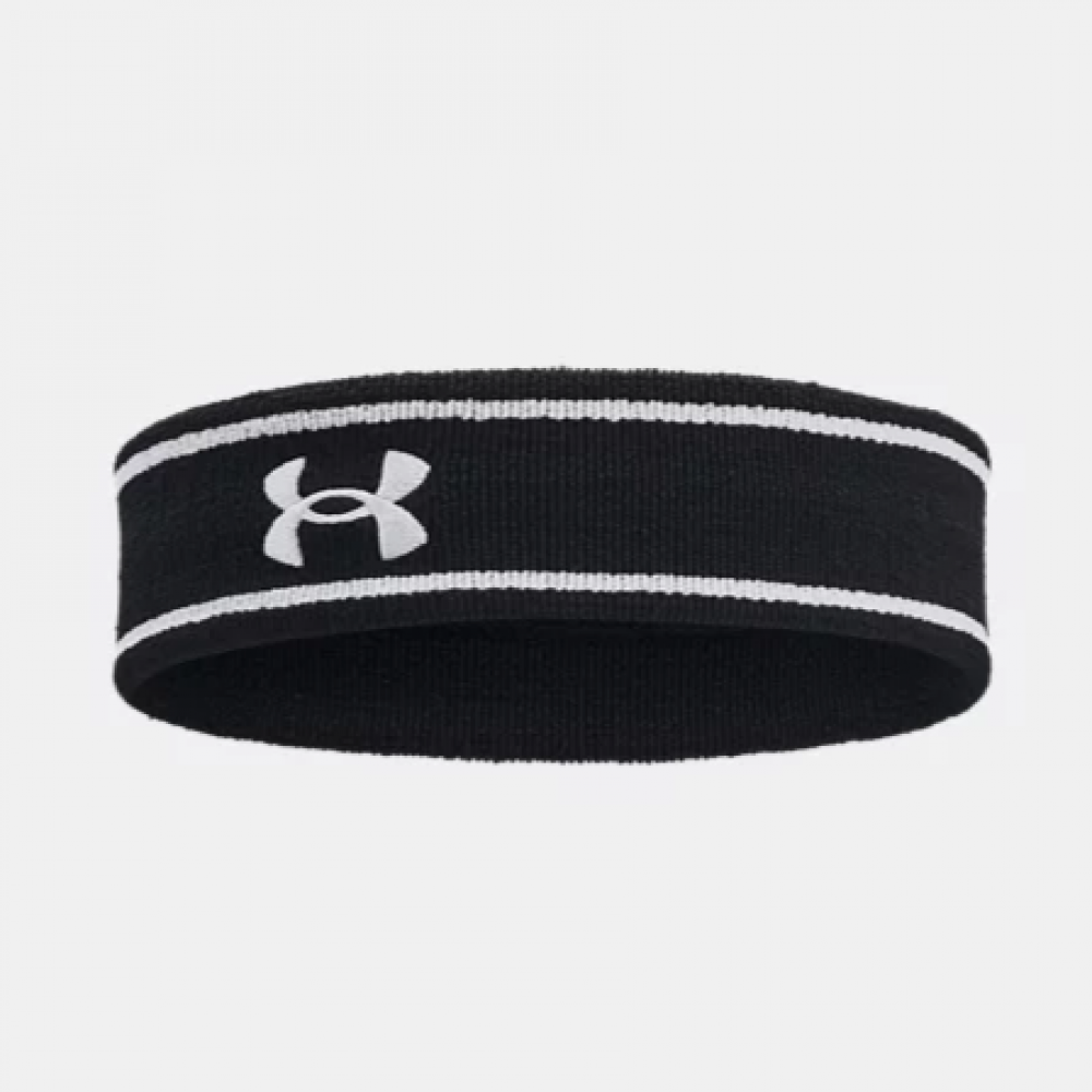 Спортивна пов'язка на голову Under Armour Striped Performance Terry Headband (1373118-001)