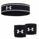 Набір пов'язки на голову Under Armour Headband 1 шт. та напульсники Under Armour Wristbands 2 шт.