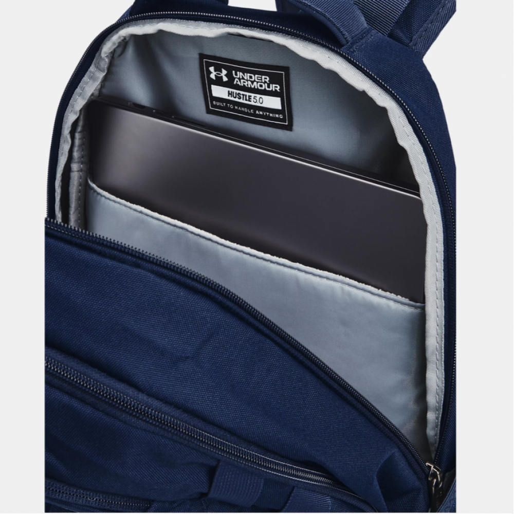Рюкзак спортивний Under Armour Hustle 5.0 Backpack 29 л темно-синій (1361176-408)