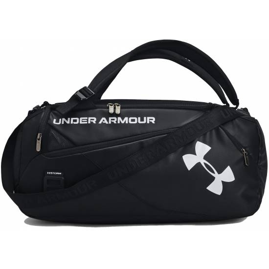 Рюкзак-сумка спортивний Under Armour Contain Duo SM Backpack Duffle 40 л чорний (1361225-001)