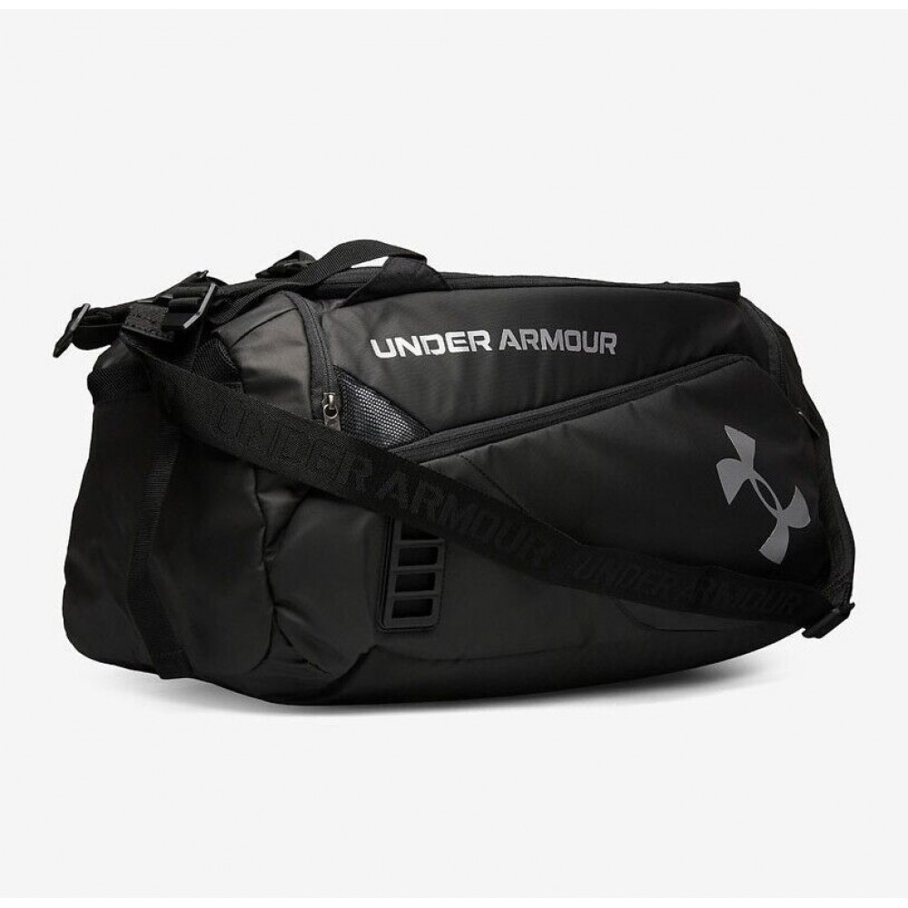 Рюкзак-сумка спортивний Under Armour Contain Duo MD Backpack Duffle 50 л чорний (1361226-001)