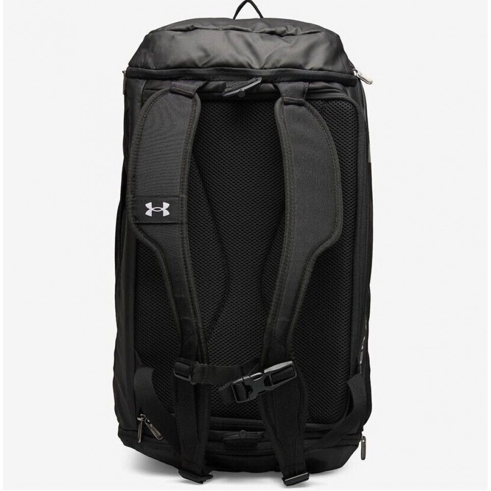 Рюкзак-сумка спортивний Under Armour Contain Duo MD Backpack Duffle 50 л чорний (1361226-001)