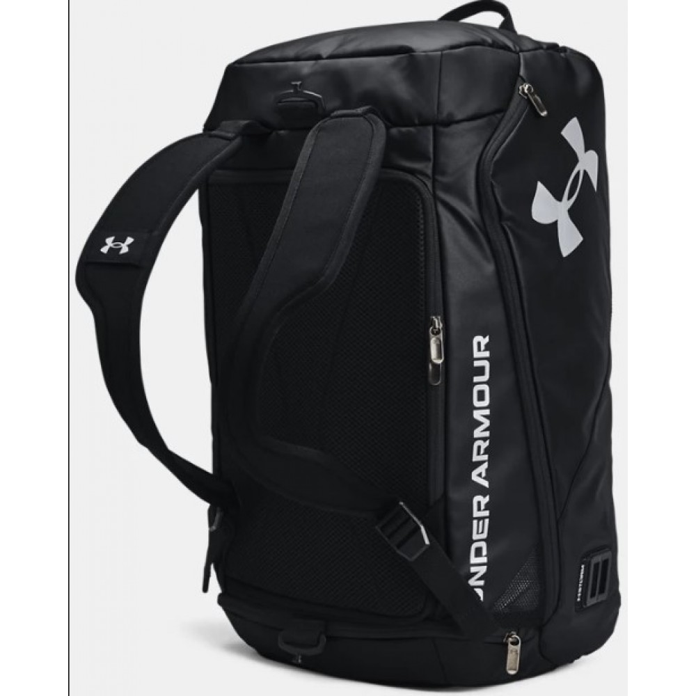 Рюкзак-сумка спортивний Under Armour Contain Duo MD Backpack Duffle 50 л чорний (1361226-001)