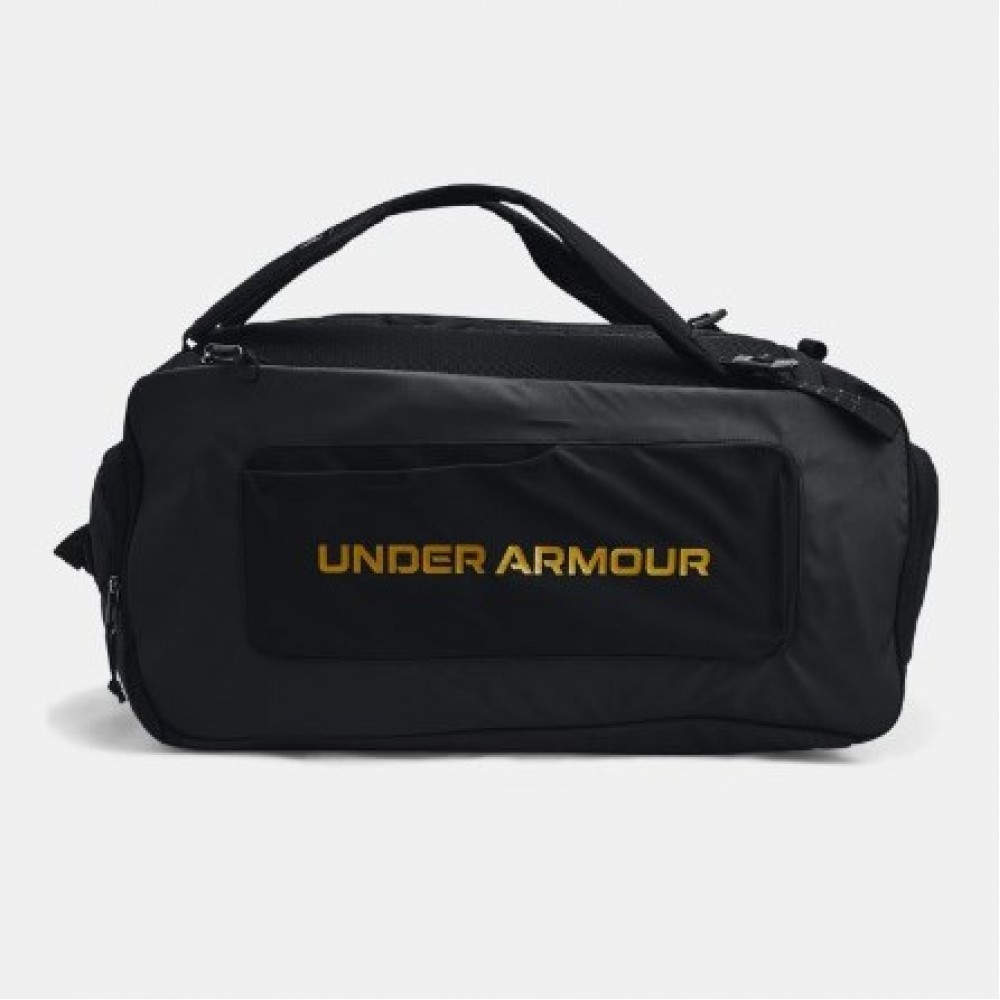 Рюкзак-сумка спортивний Under Armour Contain Duo Medium Backpack Duffle 50 л чорний (1381919-001)