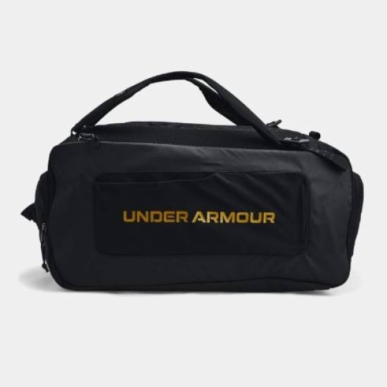 Рюкзак-сумка спортивний Under Armour Contain Duo Medium Backpack Duffle 50 л чорний (1381919-001)