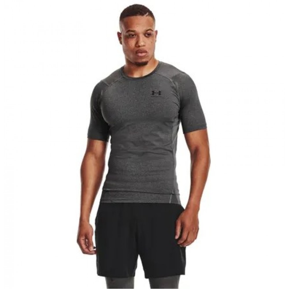Футболка компресійна чоловіча Under Armour Men's HeatGear® Short Sleeve (1361518-090)