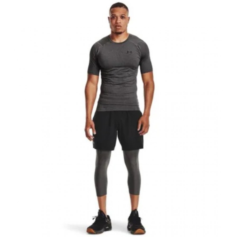 Футболка компресійна чоловіча Under Armour Men's HeatGear® Short Sleeve (1361518-090)