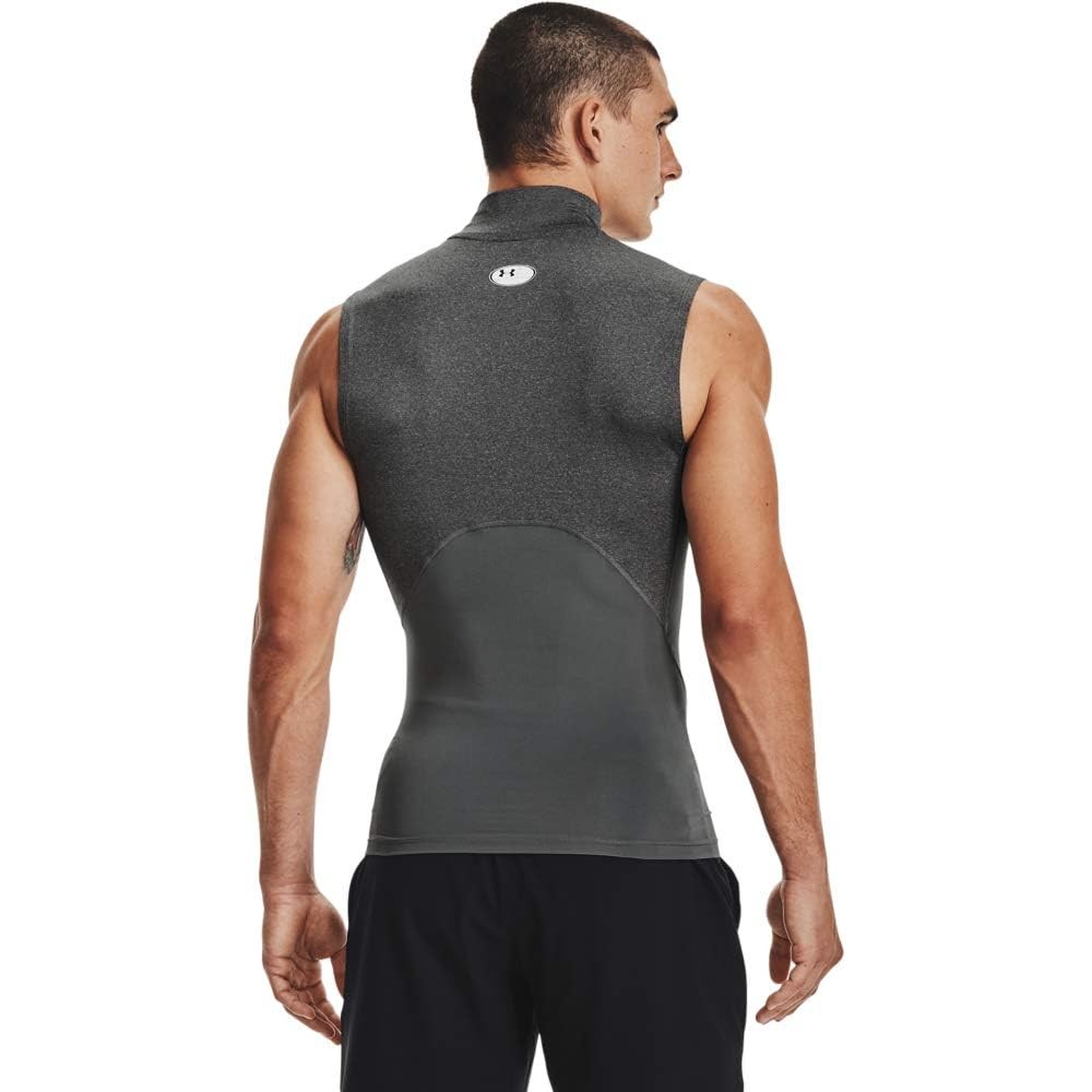 Майка компресійна чоловіча Under Armour Men's HeatGear® Mock Sleeveless (1361521-090)