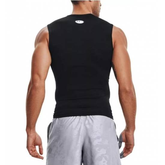 Майка компрессійна чоловіча Under Armour Men's HeatGear® Armour Sleeveless Shirt (1361522-001)