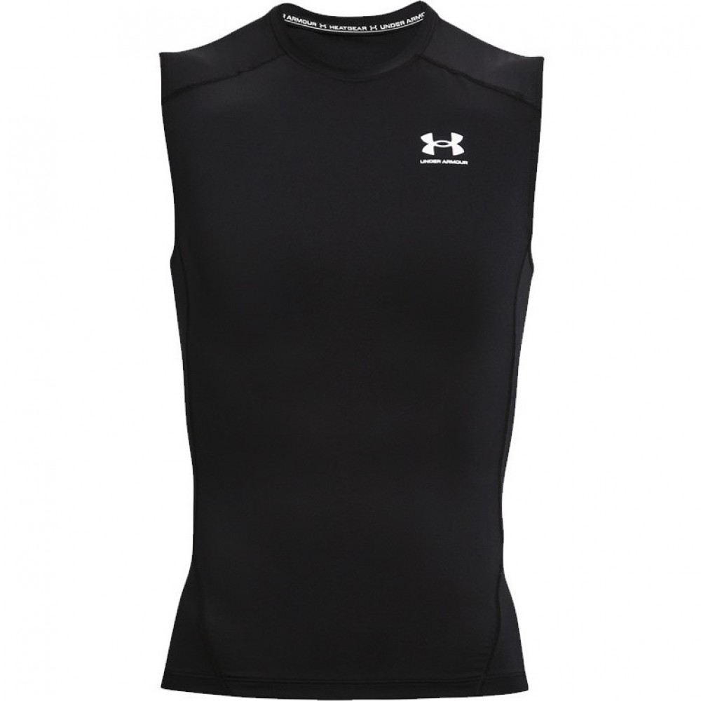 Майка компрессійна чоловіча Under Armour Men's HeatGear® Armour Sleeveless Shirt (1361522-001)