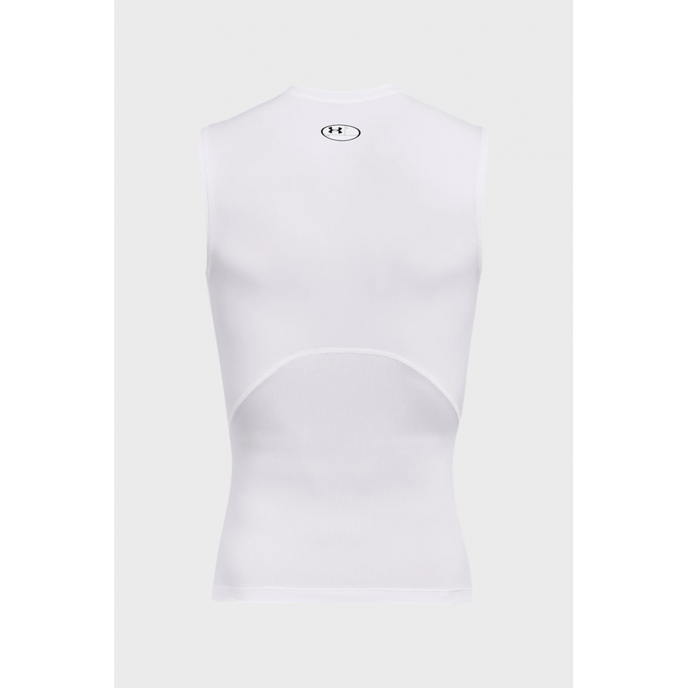Майка компрессійна чоловіча Under Armour Men's HeatGear® Sleeveless Shirt (1361522-100)