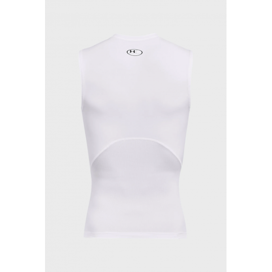 Майка компрессійна чоловіча Under Armour Men's HeatGear® Sleeveless Shirt (1361522-100)