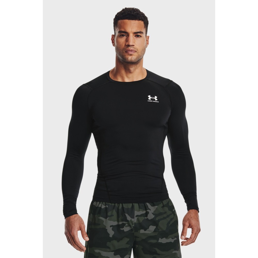 Футболка-лонгслів компресійна чоловіча Under Armour HeatGear® Men's Long Sleeve (1361524-001)
