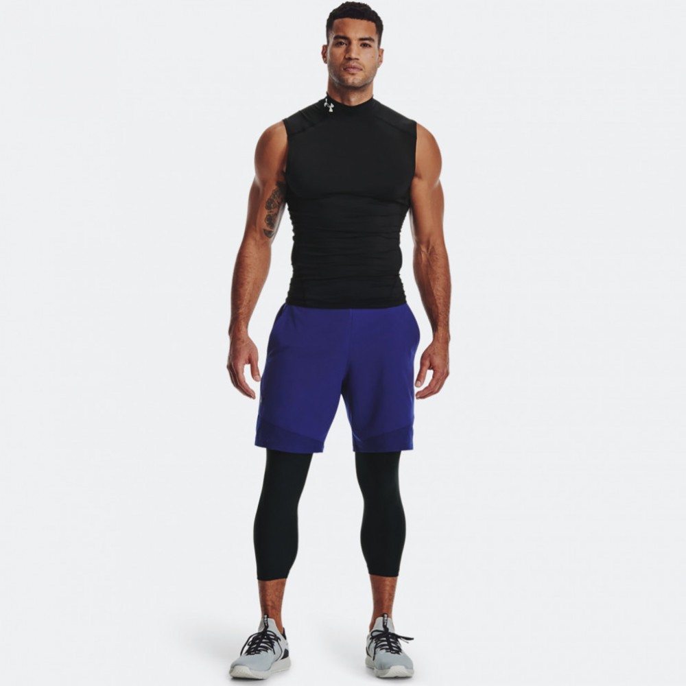 Тайтси компресійні чоловічі Under Armour Men's HeatGear® 3/4 Leggings (1361588-001)