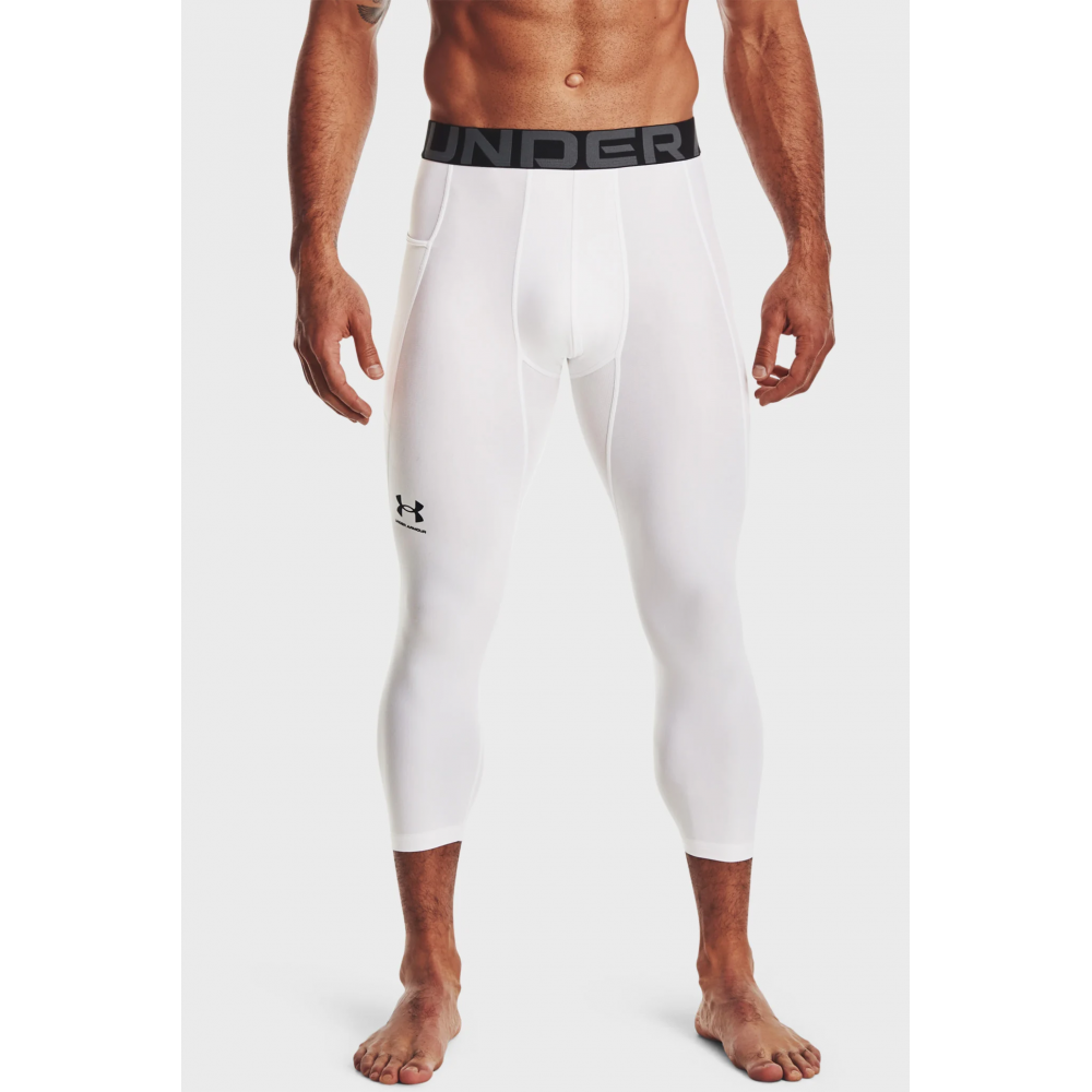 Тайтси компресійні чоловічі Under Armour Men's HeatGear® 3/4 Leggings (1361588-100)