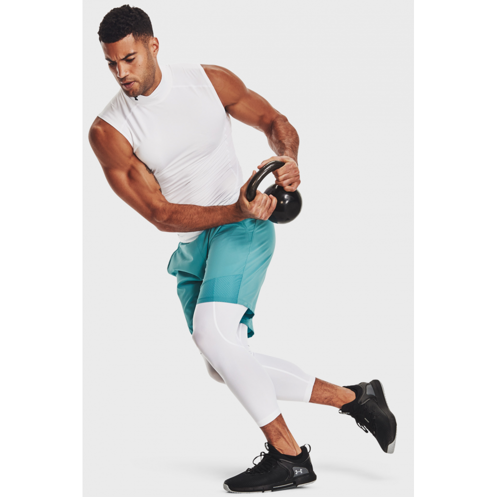 Тайтси компресійні чоловічі Under Armour Men's HeatGear® 3/4 Leggings (1361588-100)