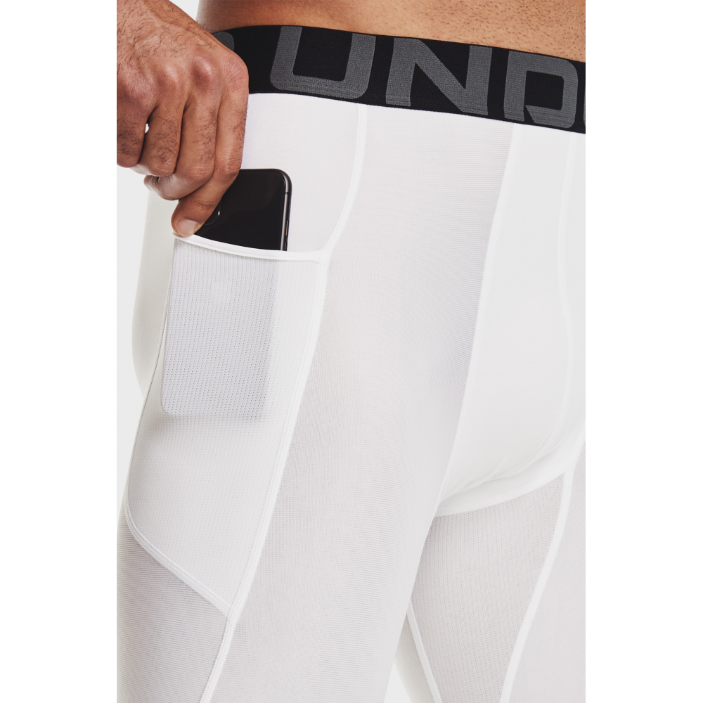 Тайтси компресійні чоловічі Under Armour Men's HeatGear® 3/4 Leggings (1361588-100)