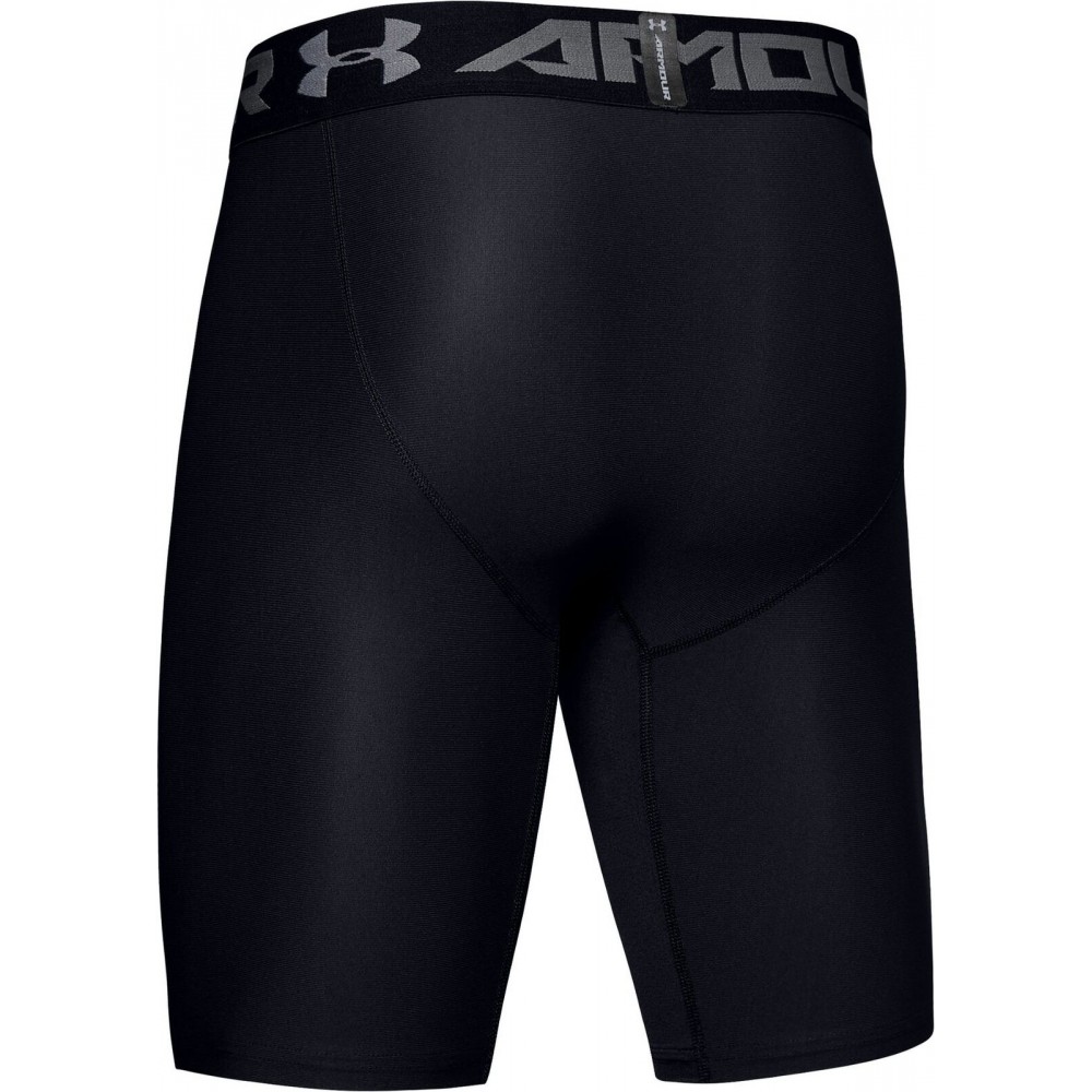 Шорти компресійні чоловічі Under Armour Men's HeatGear® Pocket Long Shorts (1361602-001)