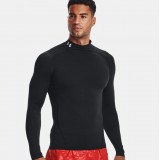 Футболка-лонгслів компрессійна чоловіча Under Armour Men's HeatGear® Mock Long Sleeve (1369606-001)