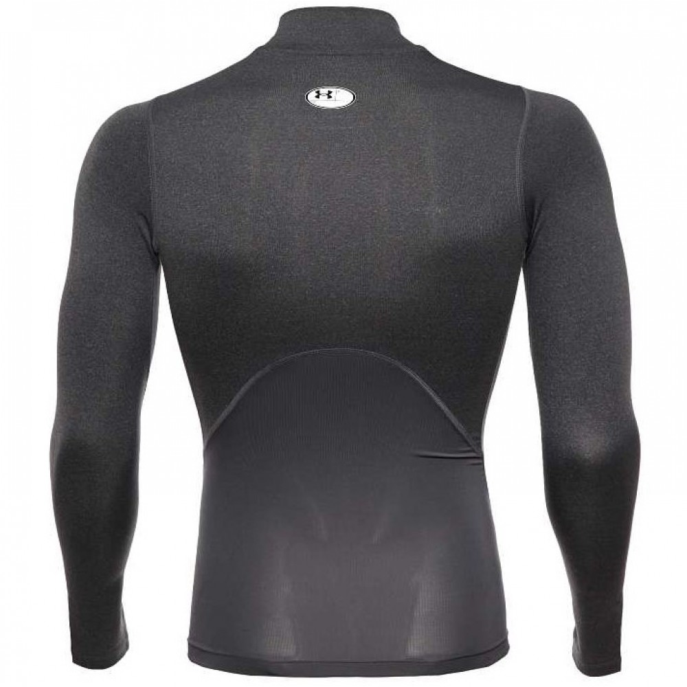Футболка-лонгслів компрессійна чоловіча Under Armour Men's HeatGear® Mock Long Sleeve (1369606-090)