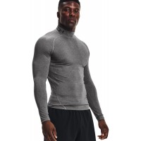 Футболка-лонгслів компрессійна чоловіча Under Armour Men's HeatGear® Mock Long Sleeve (1369606-090)