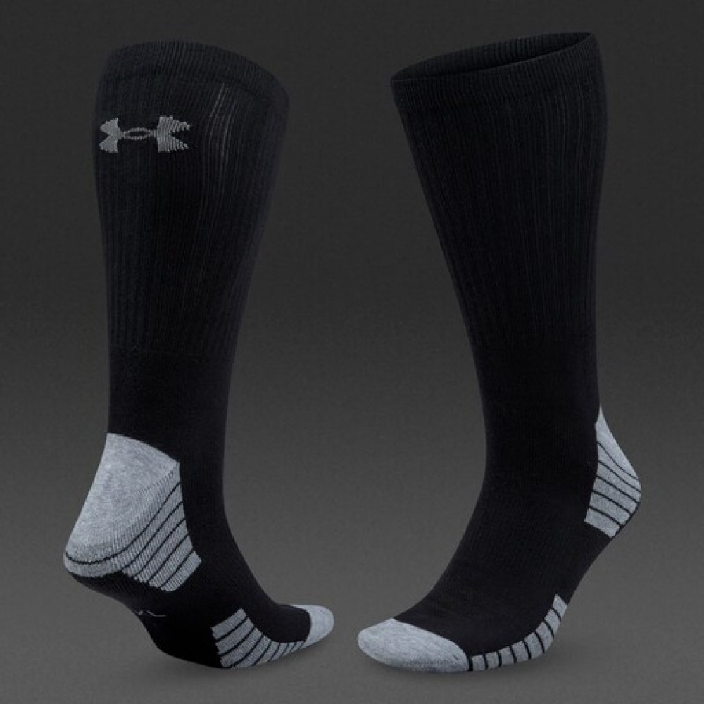 Шкарпетки спортивні Under Armour Heatgear Tech Crew 3 пари чорні (1312341-001)