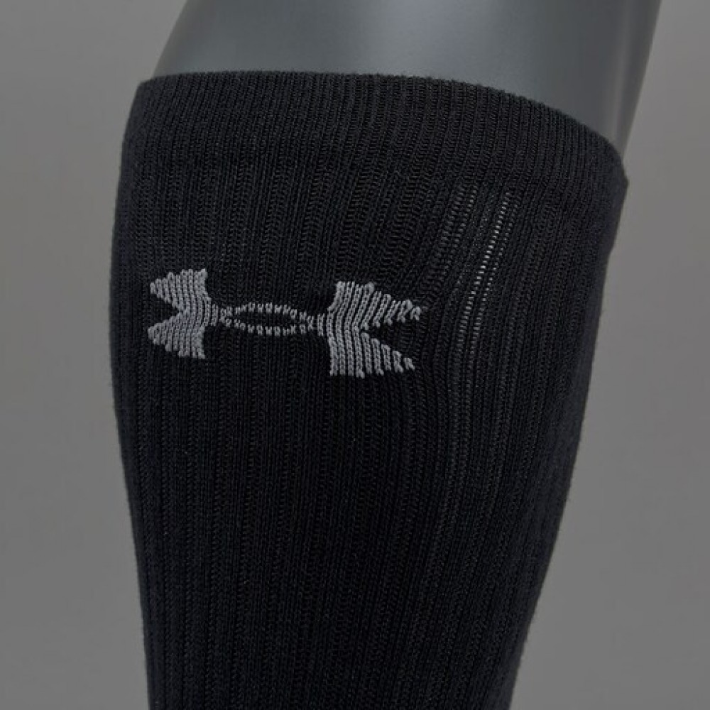 Шкарпетки спортивні Under Armour Heatgear Tech Crew 3 пари чорні (1312341-001)