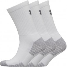 Шкарпетки спортивні Under Armour Heatgear Tech Crew 3 пари білі(1312341-100)