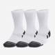 Шкарпетки спортивні Under Armour Performance Tech 3-Pack Crew Socks 3 пари білі (1379512-100)