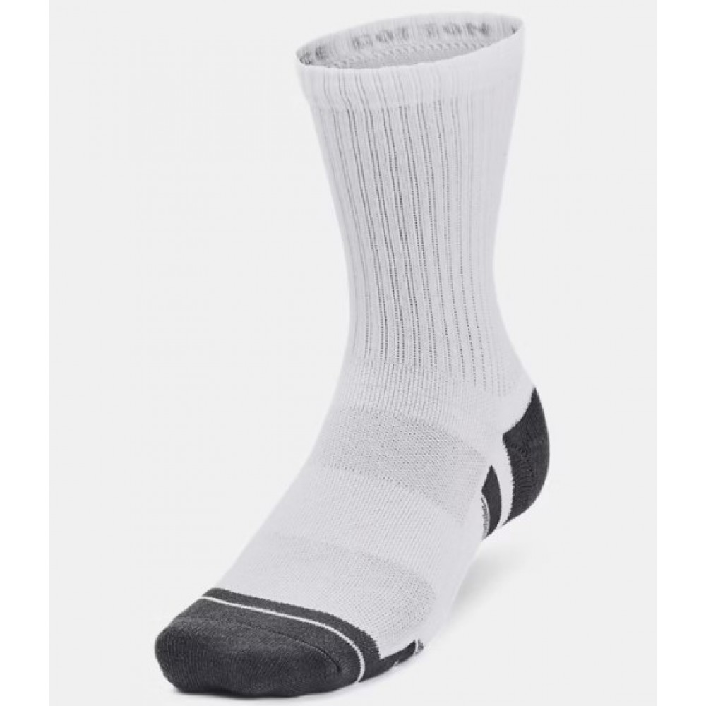 Шкарпетки спортивні Under Armour Performance Cotton Mid-Crew Socks 3 пари (1379530-100)